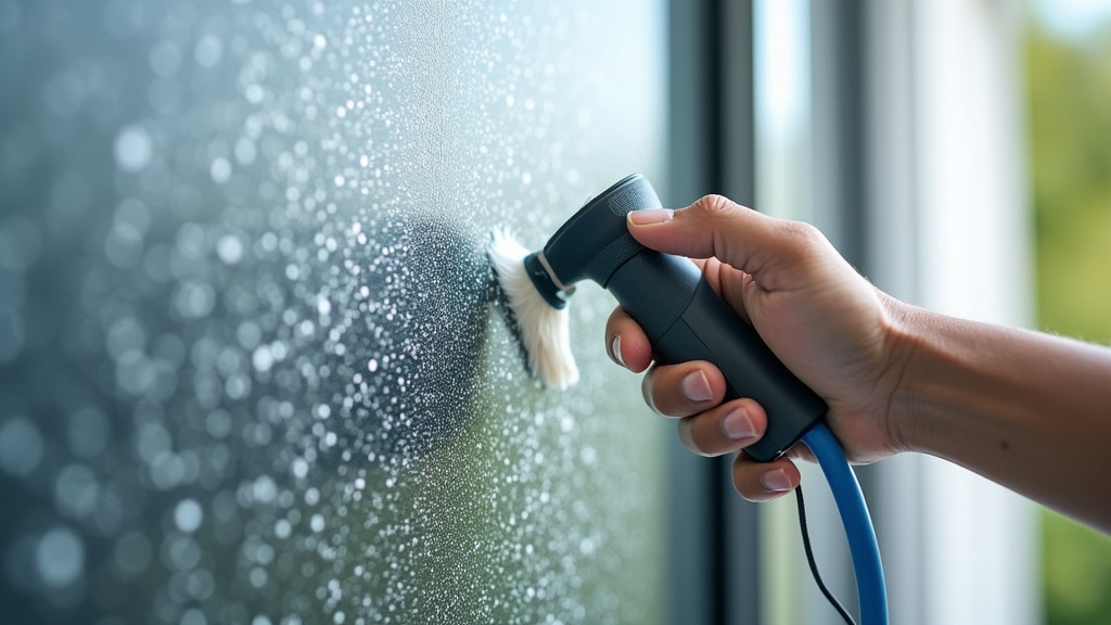 Application du traitement Carglass Protect anti-buée sur un pare-brise