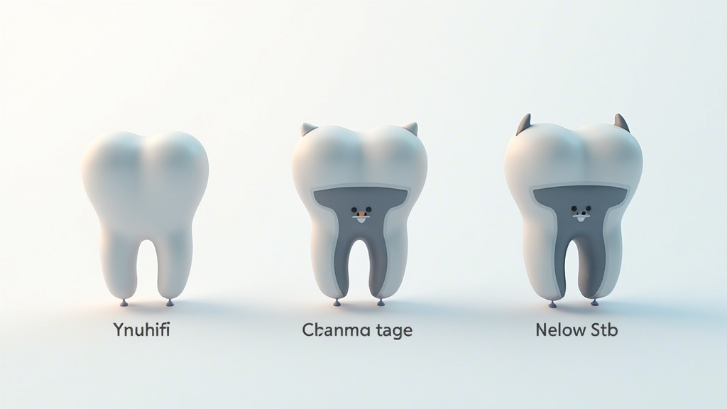 Comparatif visuel des différents types d