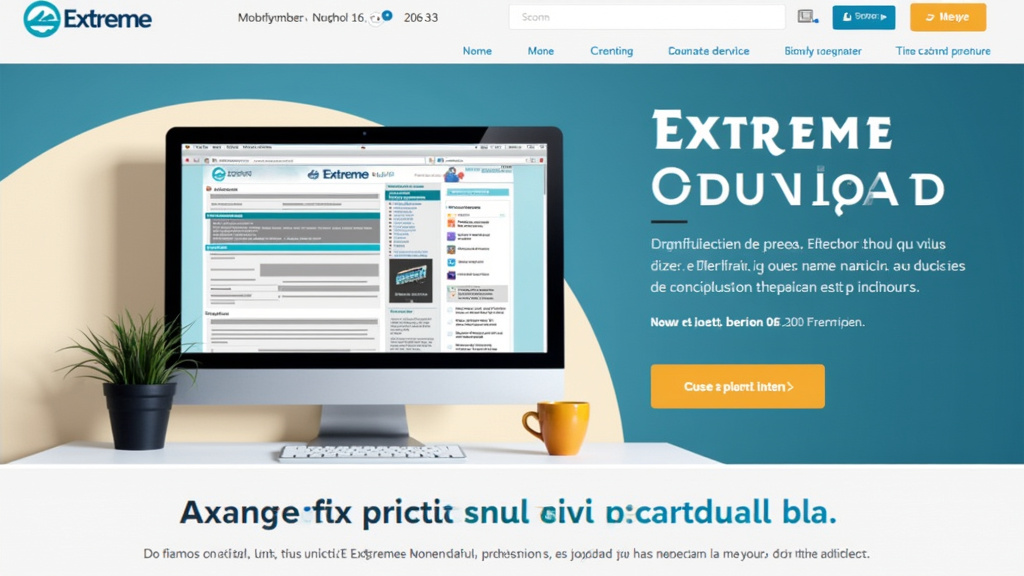 Exemple de clone frauduleux du site Extreme Download