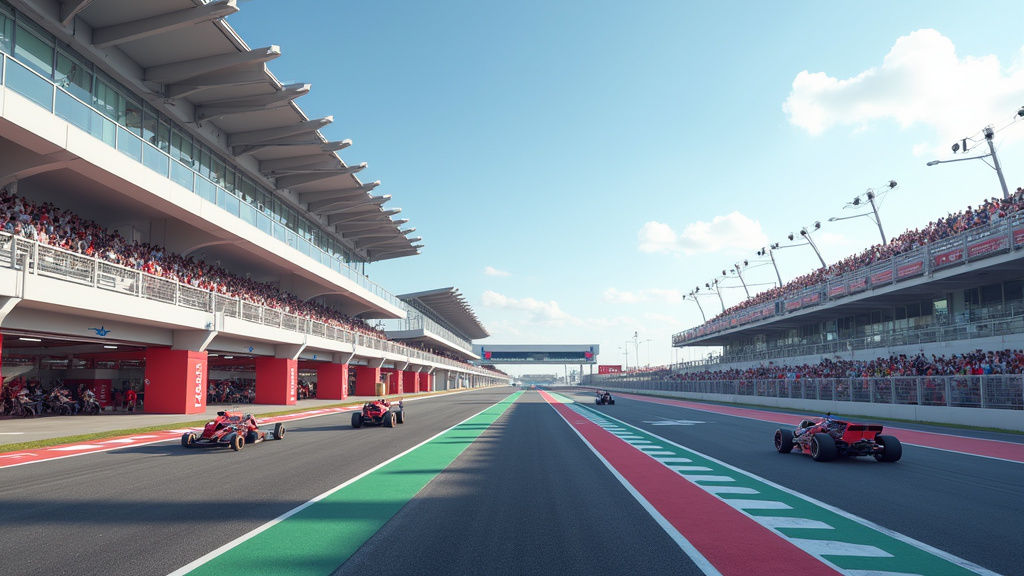 Organisation du paddock MotoGP en 2025 avec les garages des équipes et les zones d