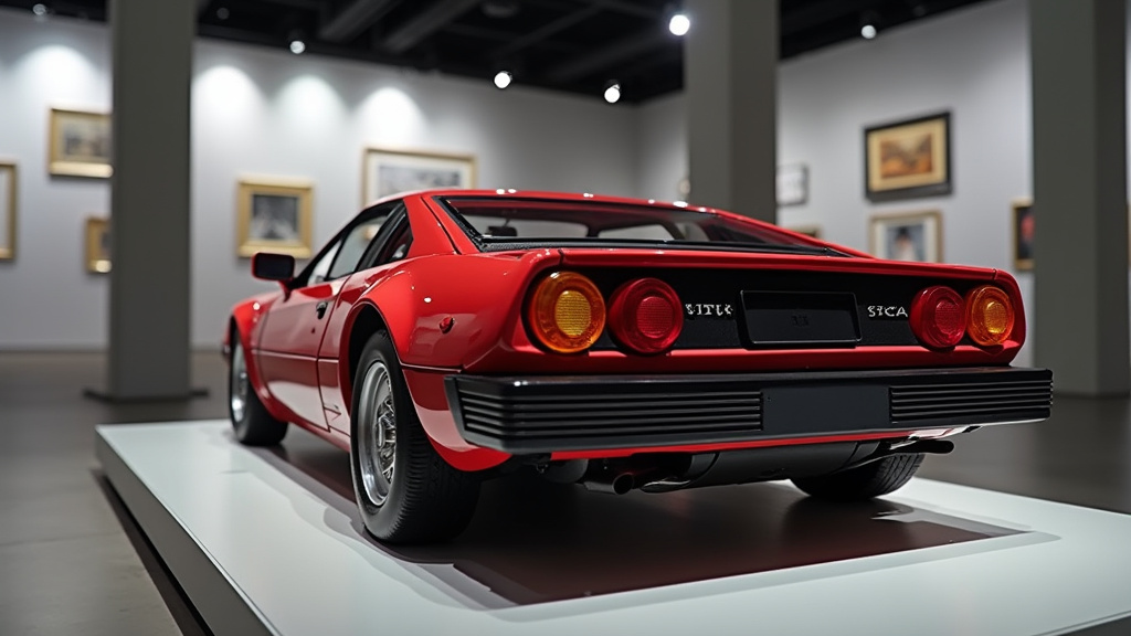 Maquette de KITT en exposition dans un musée à Berlin en 2026