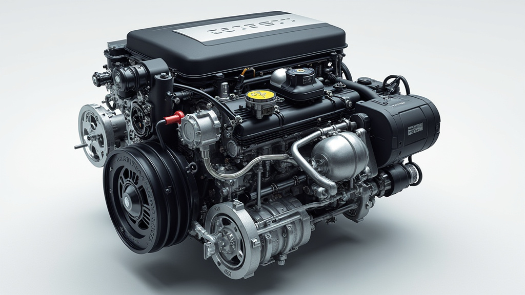 Moteur de Peugeot 208 avec fuite de carburant détectée dans le tuyau haute pression