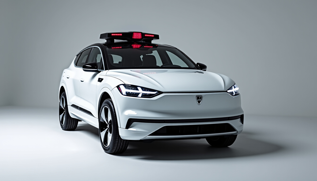 Prototype de voiture utilisant la reconnaissance faciale pour déverrouiller les portes