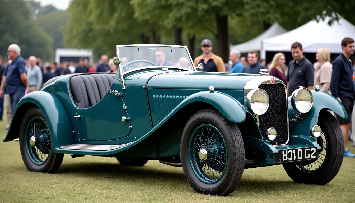 Talbot Horizon soigneusement restaurée exposée lors d’un rassemblement de voitures anciennes en 2026