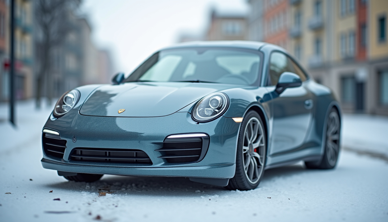 Voiture dont les clés sont visibles à l