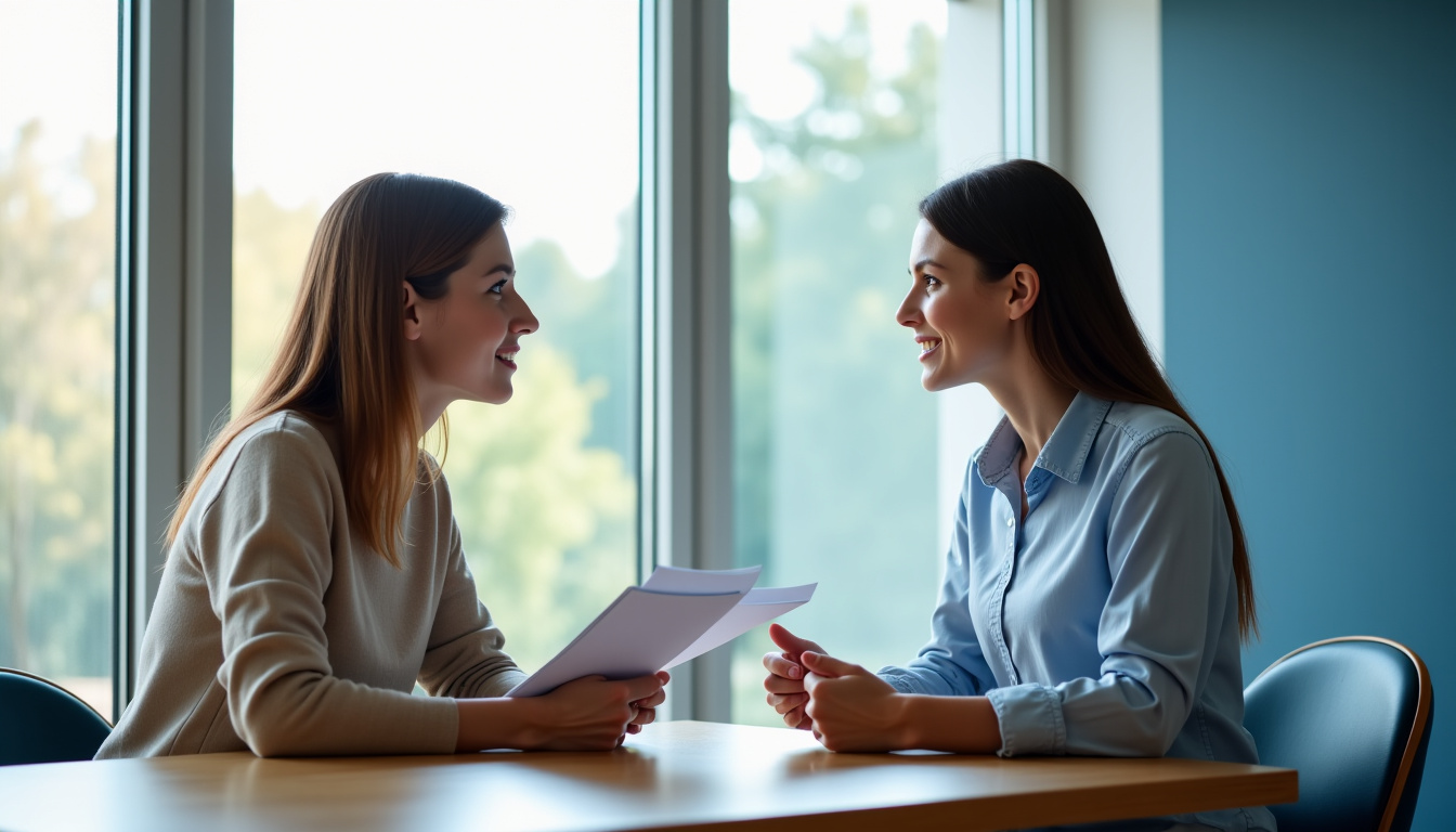 Rencontre avec un conseiller CAF pour discuter d