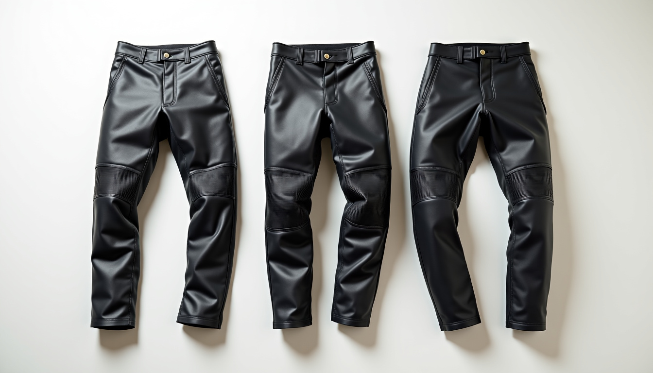 Comparaison des matériaux de pantalons moto femme: cuir, textile et aramide