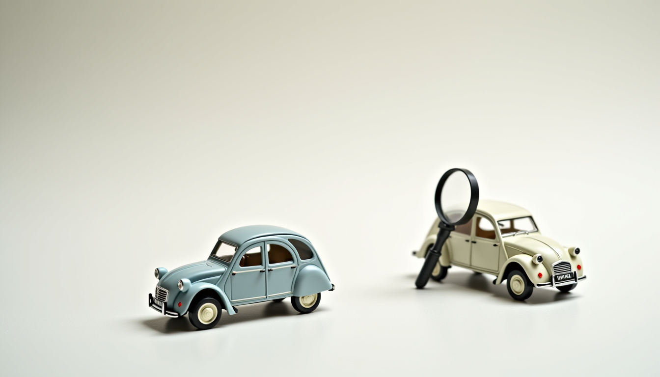 Recherche de voiture 2CV à donner sur un écran d