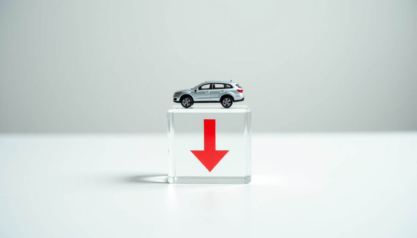 Représentation schématique du blocage d’un dépôt de garantie sur une carte bancaire lors d’une location de voiture