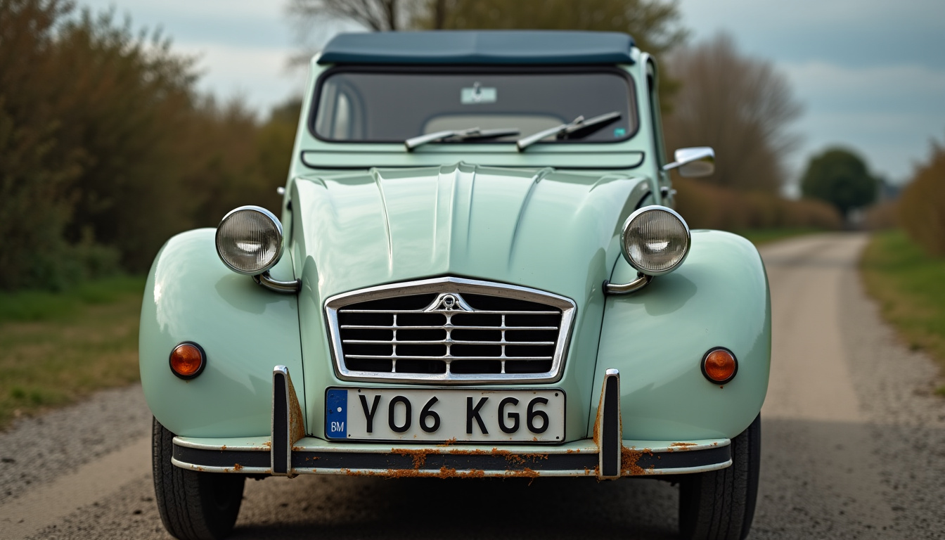 Vérification des numéros de châssis et plaque constructeur sur une 2CV ancienne