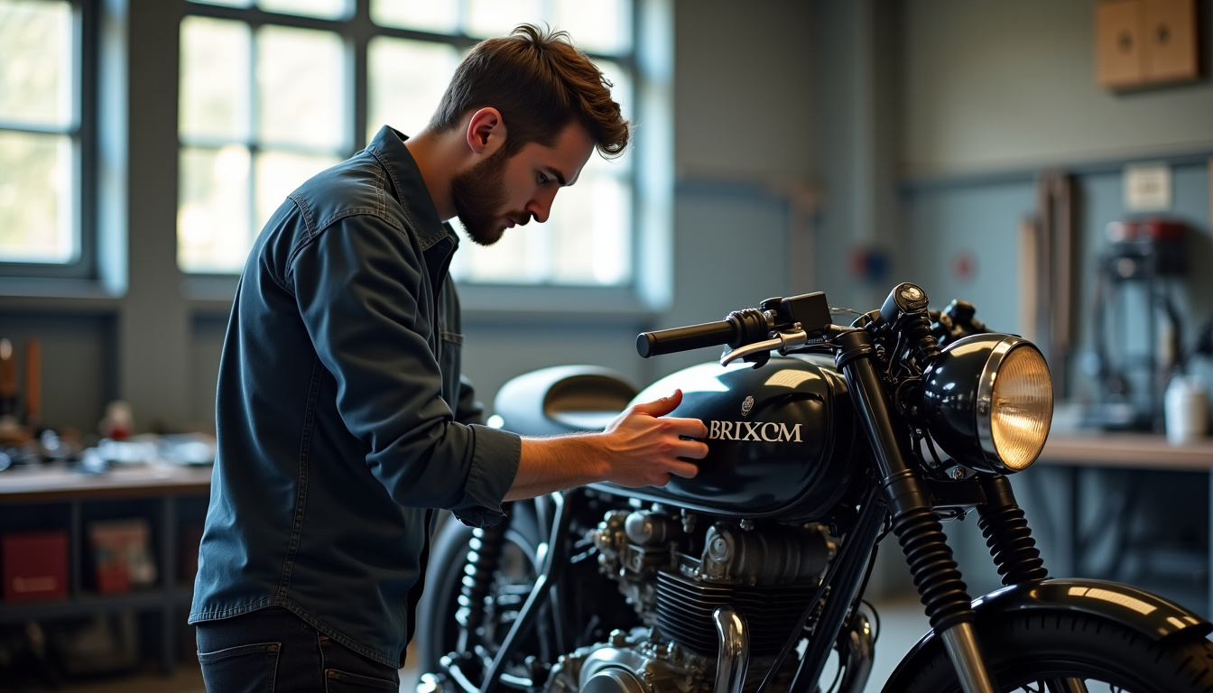 Mécanicien en train de vérifier le moteur d