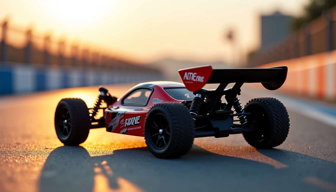 Préparation du buggy VRX-2 RC thermique 1/8 avant course