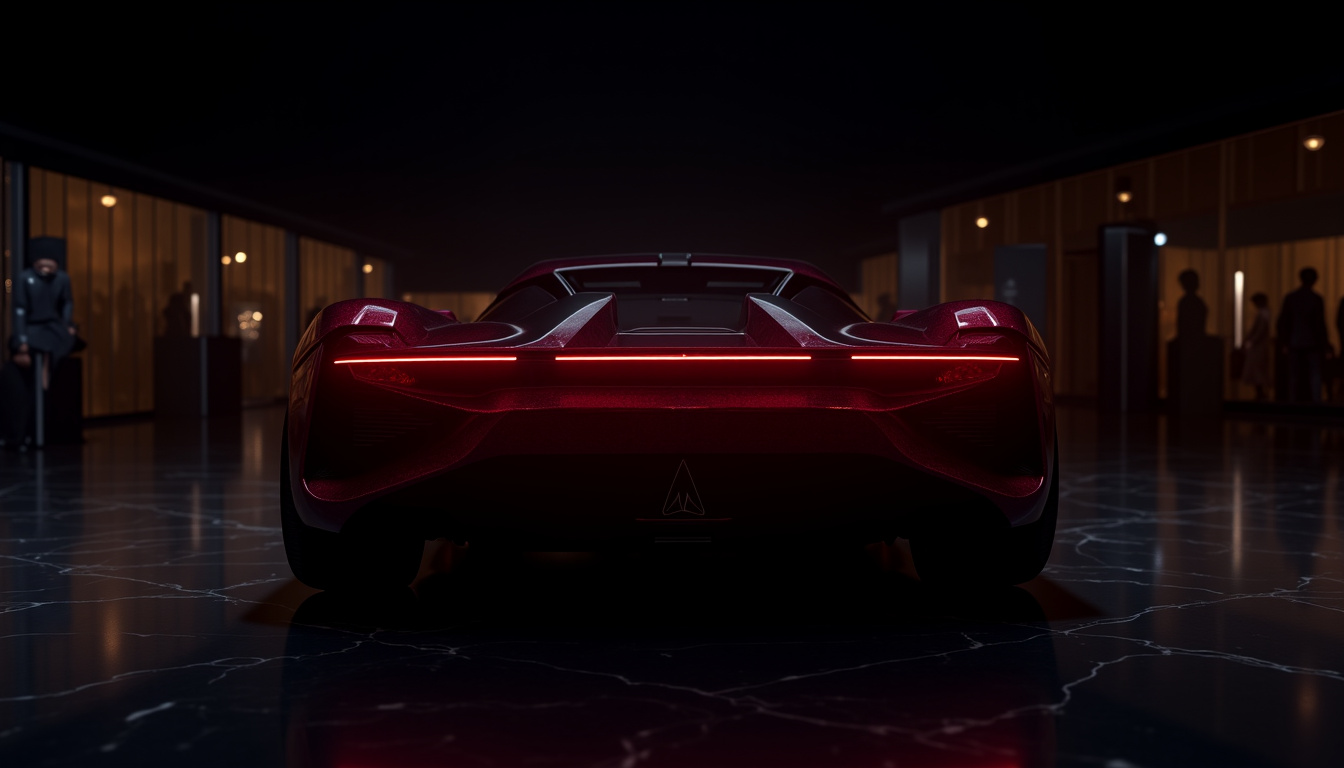 W Motors Lykan HyperSport exposée lors d