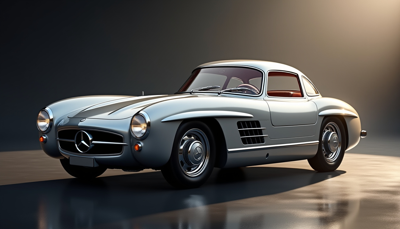 Mercedes-Benz 300 SLR Uhlenhaut Coupé, voiture la plus chère du monde vendue aux enchères