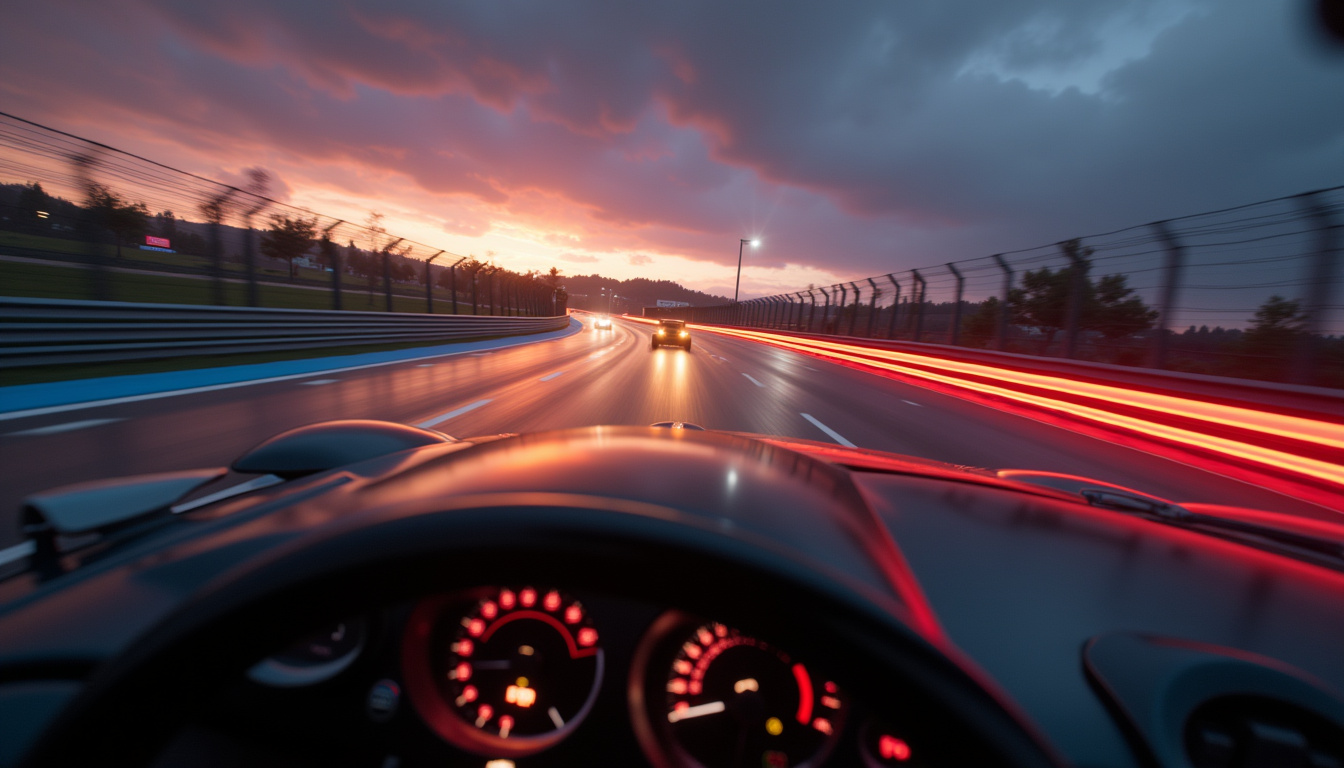 Jeu Gran Turismo 7 sur PS4 - vue réaliste d'une course sur circuit