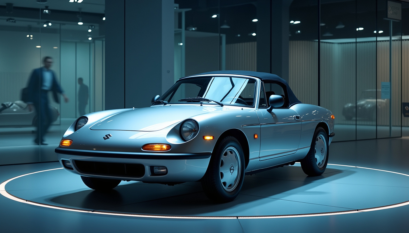 Suzuki Cappuccino exposée dans un musée automobile, symbolisant son héritage