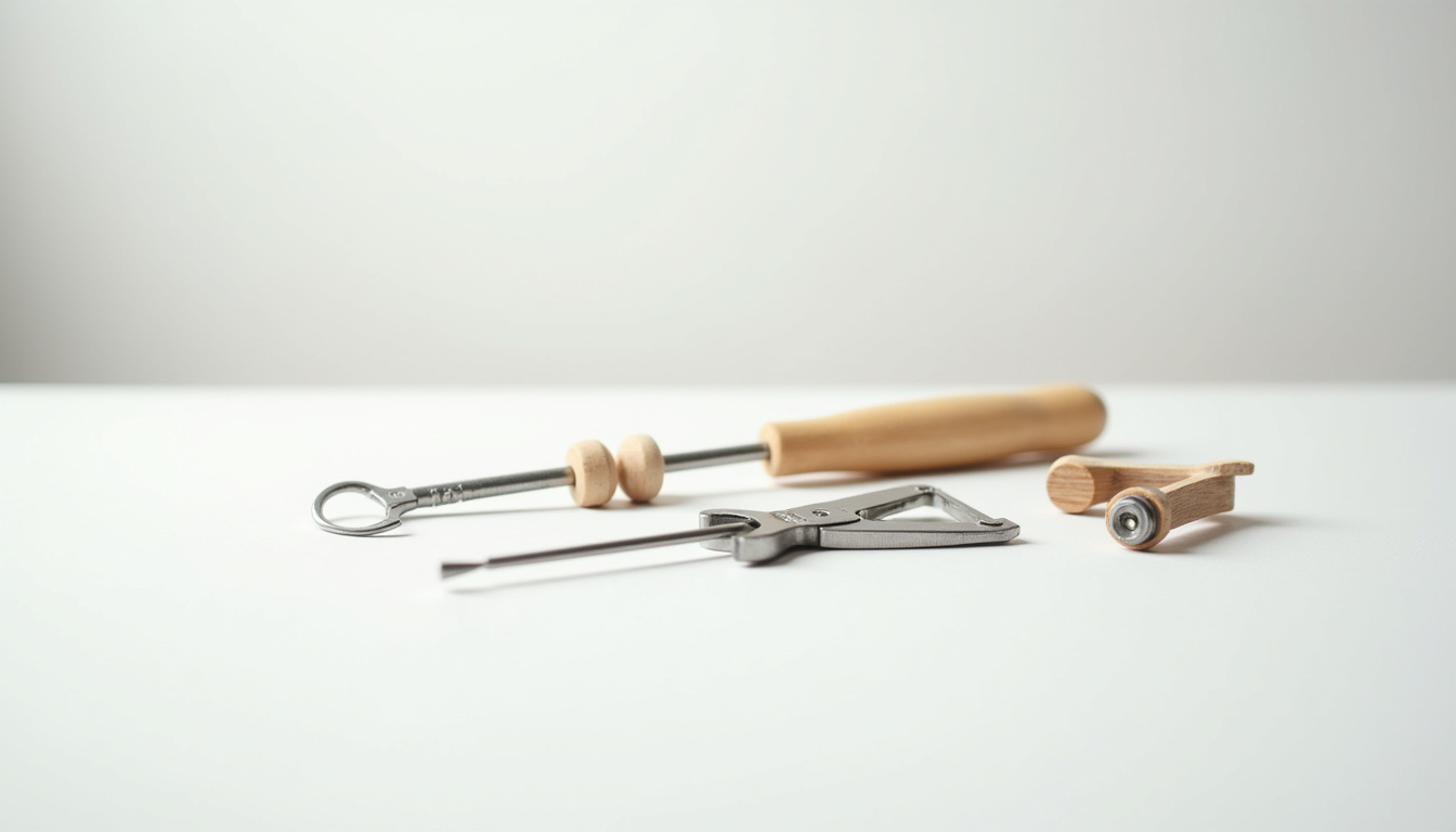 Outils nécessaires pour installer ou remplacer un clip de voiture: extracteur de clips, tournevis plat, pince, pied à coulisse