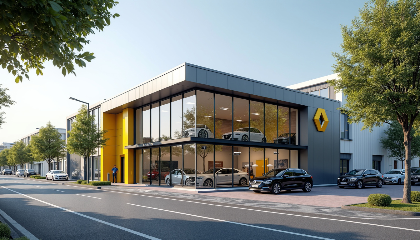 Photo extérieure de la concession Renault Compiègne située avenue du Général Weygand