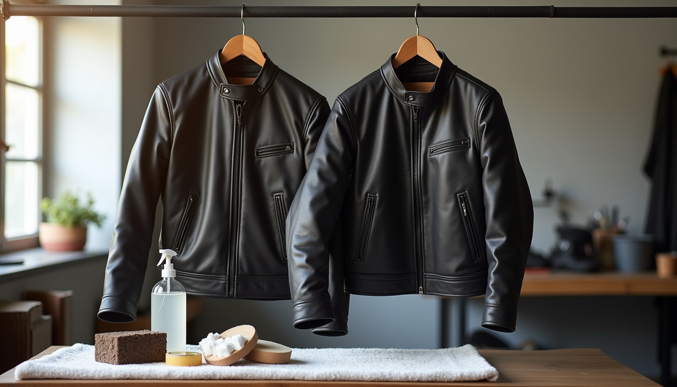 Conseils d'entretien pour veste moto en cuir et en textile