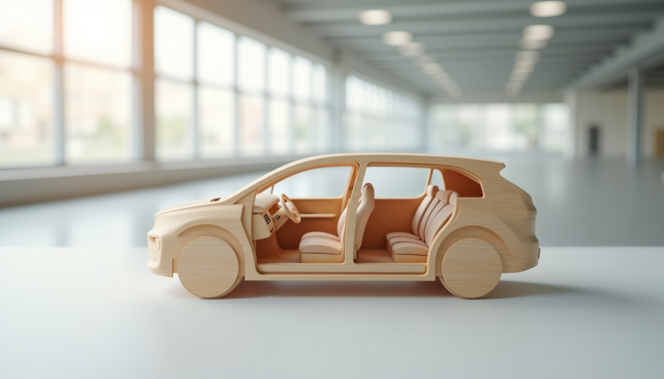 Intérieur du Peugeot 5008 montrant l'écran incurvé flottant de 21 pouces