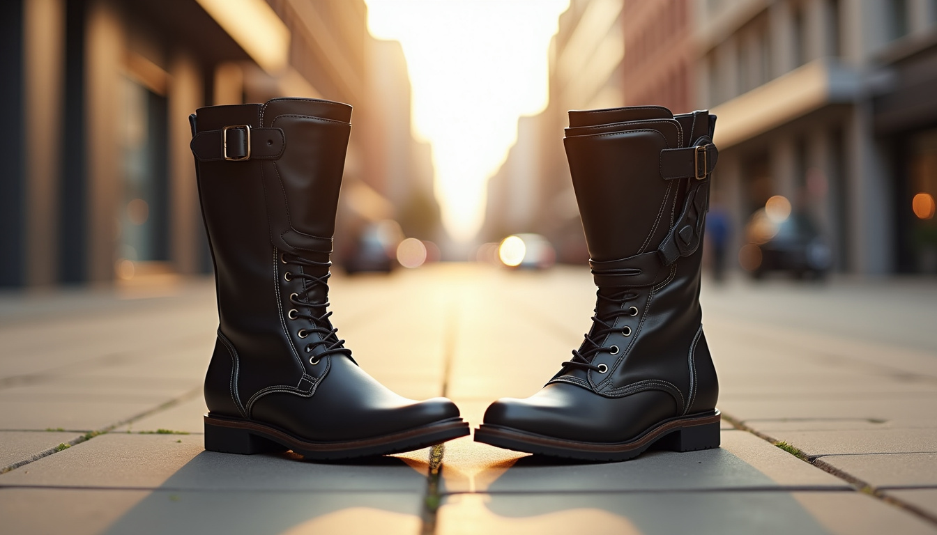 Comparaison visuelle de baskets moto des marques Falco et Alpinestars